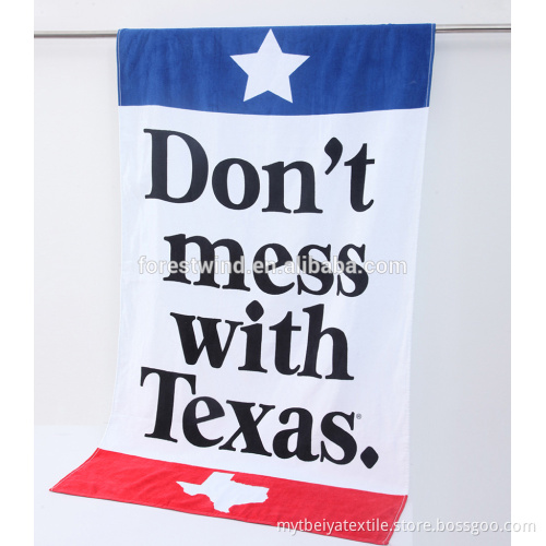 100% cotton Cheap Printed Beach Towel